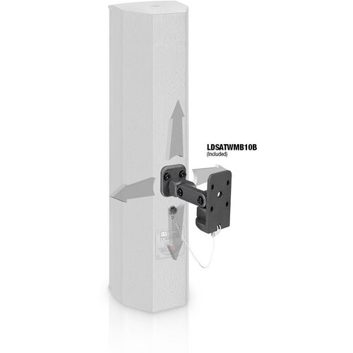 Ld Systems SAT 442 G2 Pasivni instalacijski stenski zvočnik 200W RMS, črn - - Audio-Kondric Slike
