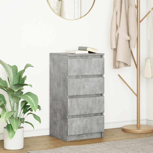 vidaXL Komoda siva boja betona 37,5x35x76 cm od konstruiranog drva Cijene