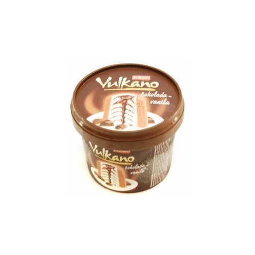  SLADOLED VULKANO COKOLADA &amp;amp; VANILA 280G Slike