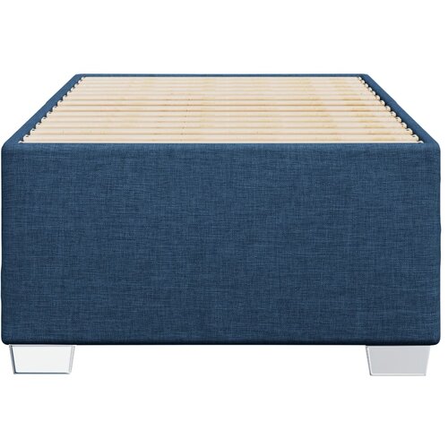  Okvir za krevet bez madraca plava 90x200cm od tkanine Slike