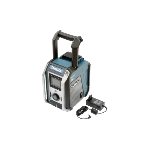 Makita DMR115 radio za gradilište DAB (1013), DAB+ (1012) aux, Bluetooth, USB zaštićeno protiv prskanja, otporan na uda