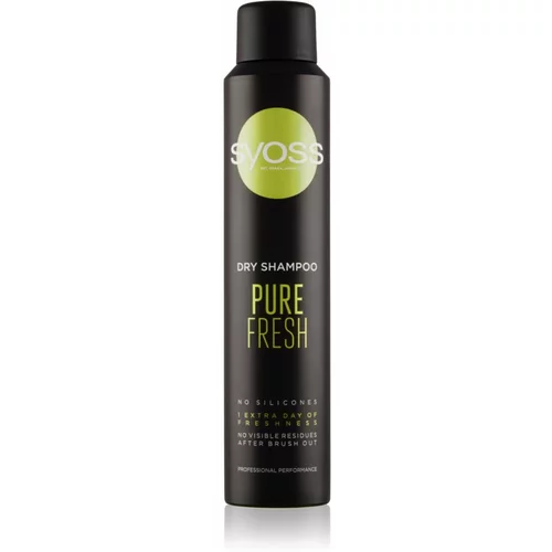 Syoss Pure Fresh osvježavajući suhi šampon bez silikona 200 ml