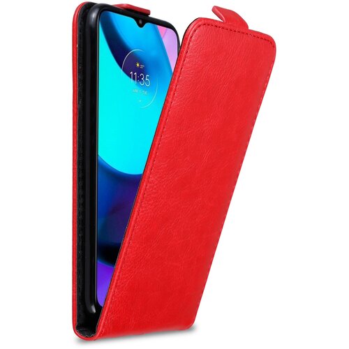  Ohišje, združljiv z Motorolo v Apple Red - Zaščitni pokrov v zasnovi Flip z magnetnim zapiranjem, (20587853) Cene