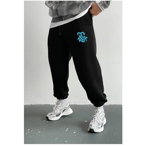 Dewberry 84184 3 Thread Mens Sweatpants-BLACK-BLUE Cijene