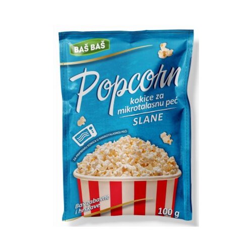 Ba&amp;scaron; Ba&amp;scaron; KOKICE ZA MIKROTALASNU SLANE 100G Slike