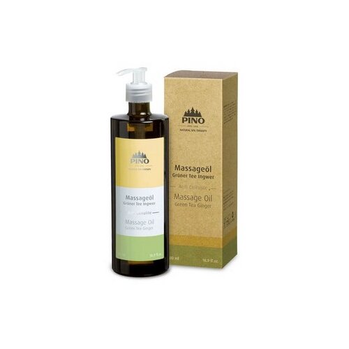 Pino Aromatično masažno ulje, Zeleni čaj - Đumbir, 500 ml s dozatorom Slike