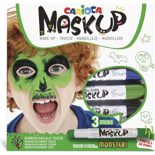 Carioca Mask Up Monster Face Paint Stick - 3 kosi Cene