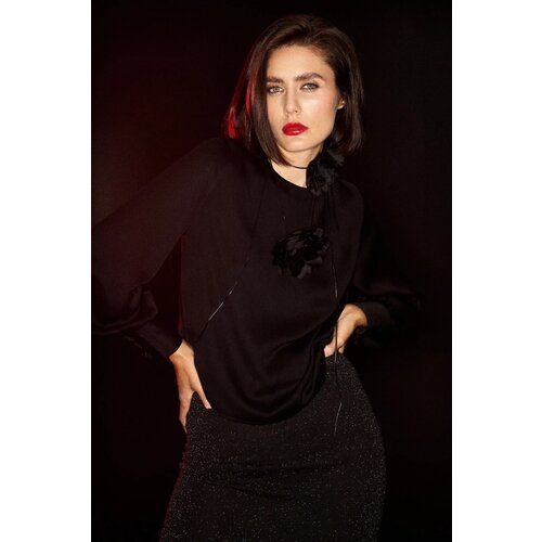 Marisse Women's Shirt Z-Ko-4530 Black Cene
