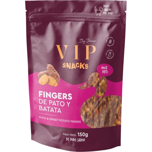 TRAMP VIP Snack Fingers Raca & Sladki krompir pribolj&scaron;ki za pse, 150 g, (5000233701) Cene