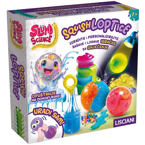 Lisciani Igračka Slumi Squish Loptice Slike