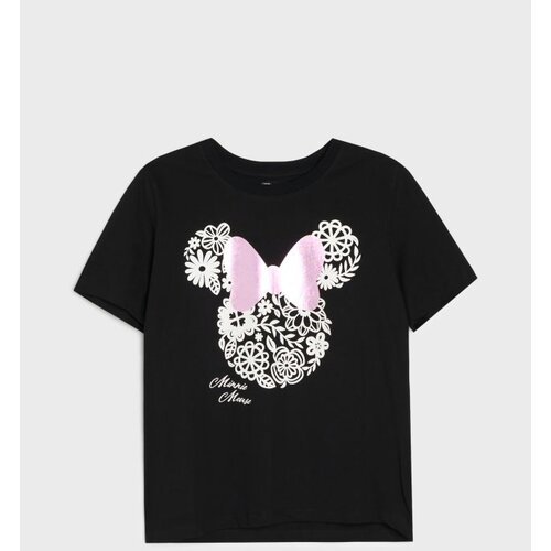 Sinsay Pamučna majica s printom Minnie Mouse Cijene
