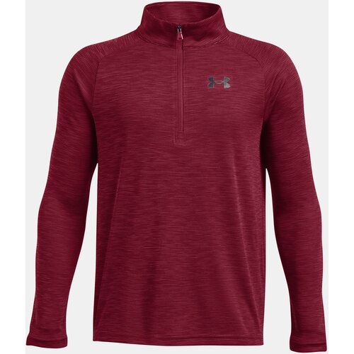 Under Armour UA Tech Textured 1/2 Zip-RED T-shirt - Boys Cene