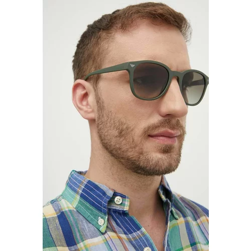 Emporio Armani Sunčane naočale za muškarce, boja: zelena