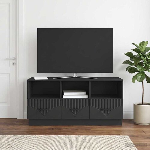 TV ormar s ladicama Crna 102 x 34,5 x 47 cm Konstruirano drvo Cene