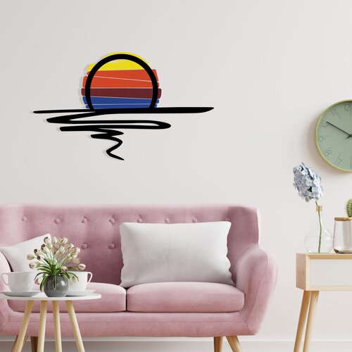 Opviq zidna dekoracija Sunset, 70x50 cm, Šarena Cene