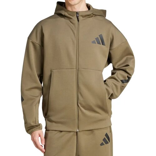 Adidas Muški duks Z.N.E., Maslinasti Cene