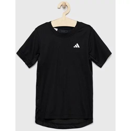 Adidas Dječja majica kratkih rukava boja: crna, jednobojni model