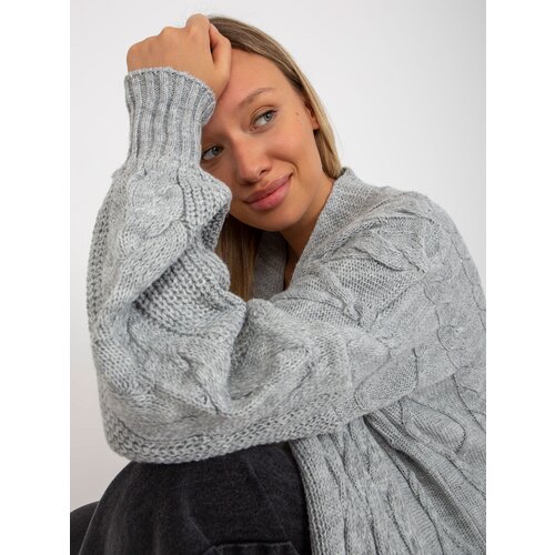 RUE PARIS Sweater-LC-SW-8032.34P-Grey Cene