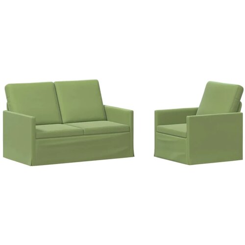  Set sofe 2 pcs Svijetlo zelena Bar&amp;scaron;un - Svijetlo zelena 1-Sjedalo + 2-Sjedalo (120 cm) Slike