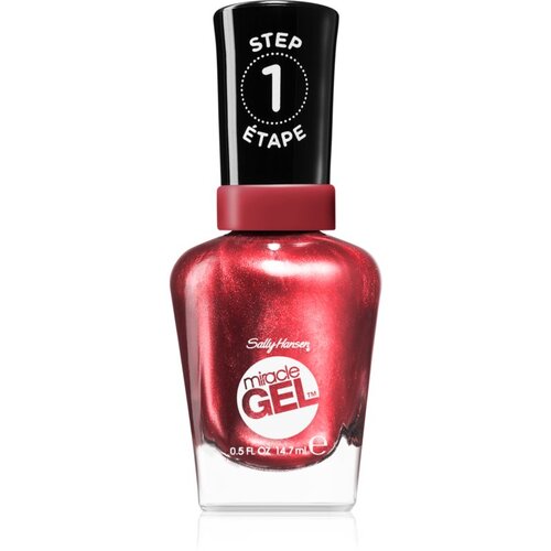 Sally Hansen Miracle Gel™ gel lak za nohte brez uporabe UV/LED lučke odtenek 555 Bordeaux Glow 14,7 ml Cene
