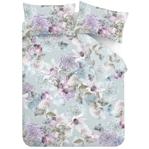 RHS Svetlo modra enojna posteljnina 135x200 cm Floral Serenity &amp;ndash; Slike