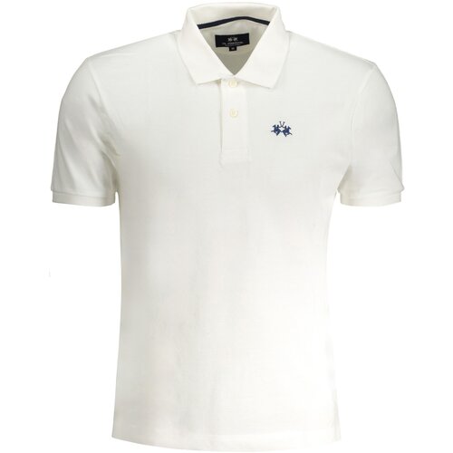 La Martina MEN&amp;amp;#39;S WHITE SHORT SLEEVED POLO SHIRT Slike