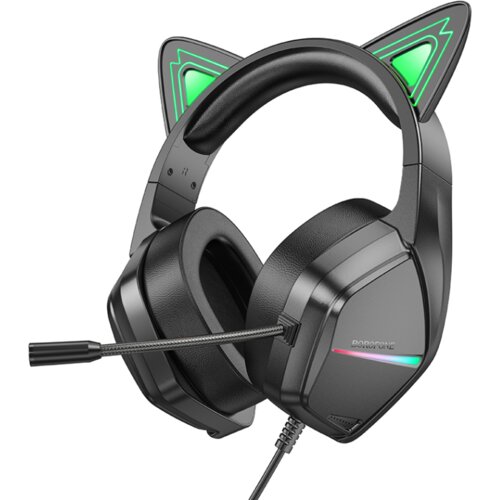  Slu&scaron;alice sa mikrofonom BOROFONE BO106 Cute cat ear luminous gaming elf cat Cijene