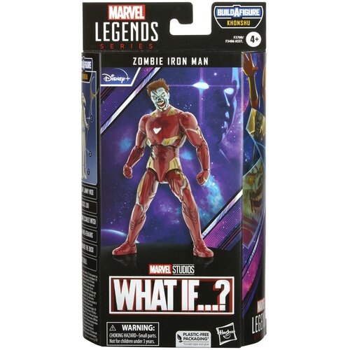 Hasbro marvel legends series mcu disney plus what if zombie iron man marvel akcijska figurica za 4+ leta, 4 dodatki, (20839480) Slike