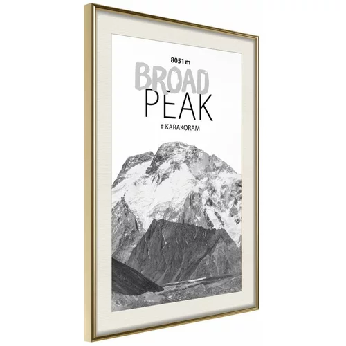  Poster - Peaks of the World: Broad Peak 30x45