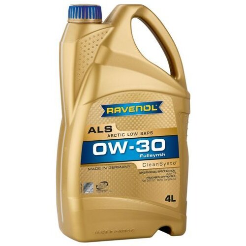 RAVENOL motorno ulje ALS SAE 0W30 4L Slike