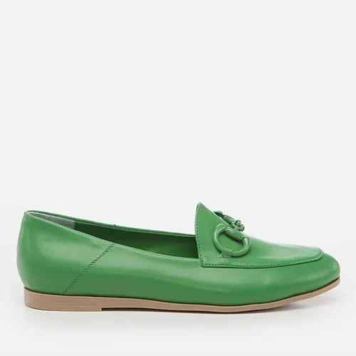 Yaya by Hotiç Loafer Shoes - Green - Flat