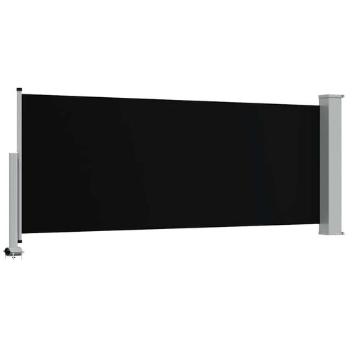  Uvlačiva bočna tenda za terasu 120 x 300 cm crna Slike