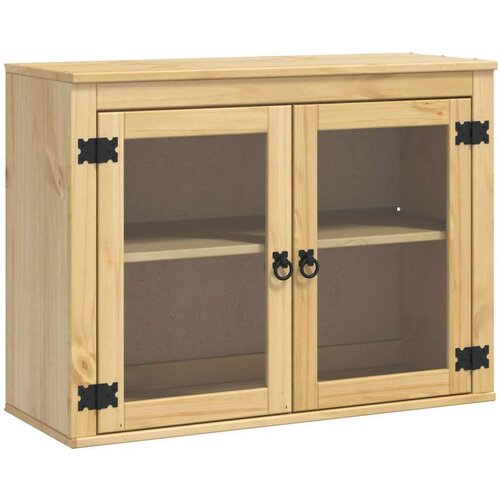  Cabinet s policom Med 60 x 32 x 40 cm Čvrsto borovo drvo Slike