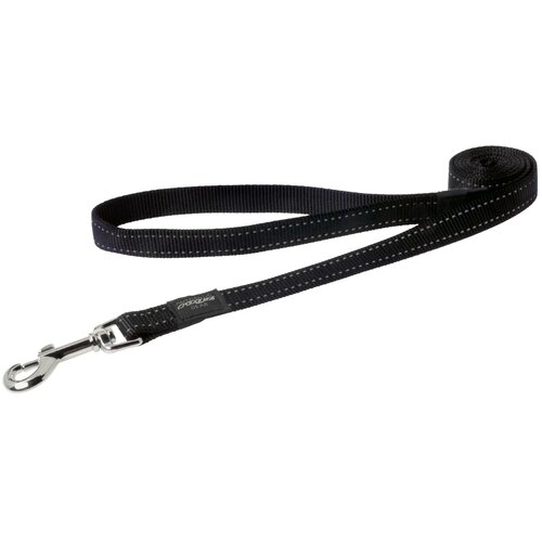 Rogz classic povodac za pse sa reflektujućim šavom xl — 25 mm / 1.2 m crna Cene