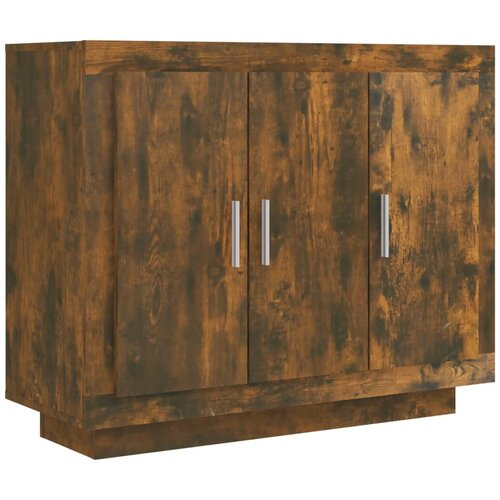 Maison Chic Komoda - Predalnik dimljeni hrast 92x35x75 cm konstruiran les, (21718504) Cene