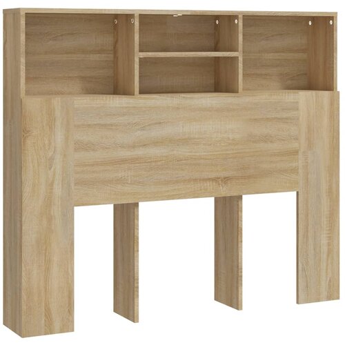 Maison Chic vzglavna omarica - nočna omarica - posteljna omarica sonoma hrast 120x19x103,5 cm, (21705856) Slike
