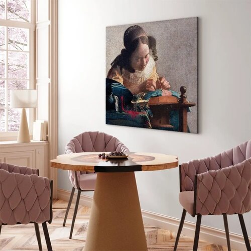  Slika - Jan Vermeer &amp;ndash; The Lacemaker 60x60 Akustična Slike