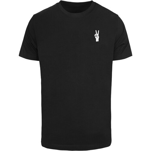 MT Men Men's T-shirt Peace Hand - black Cene