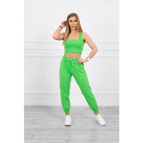 Kesi Set top+pants green neon Slike