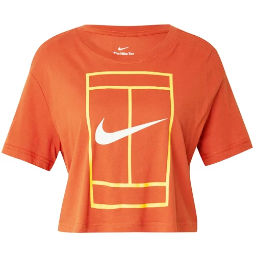 Nike Funkcionalna majica 'HERITAGE' rumena / oranžna / off-bela
