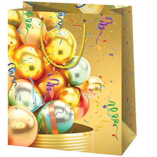 Cardex Cardex: Velika darilna vrečka z rumenim balonom, velikost 40,6x20x3x55,8 cm Cene