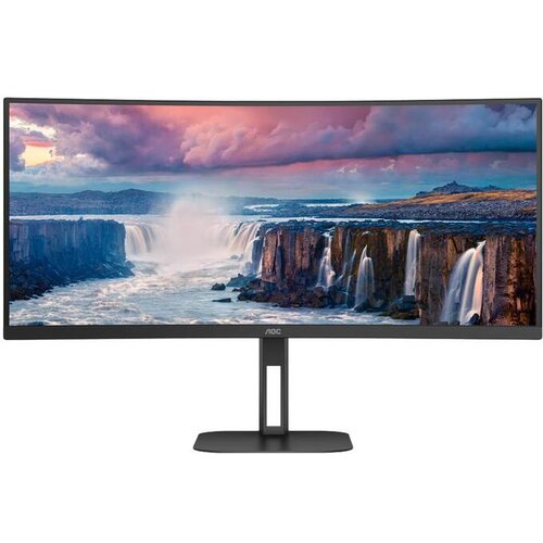 AOC V5 CU34V5C /BK LED display 86.4 cm (34) 3440 x 1440 pixels Wide Quad HD Black Slike