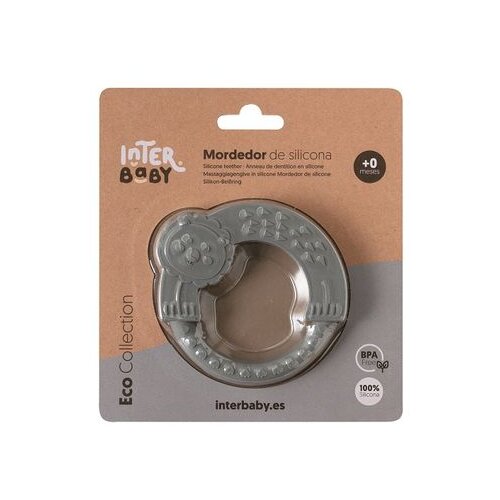 Interbaby Silikonski grickalica za bebe Grey Petrol Cene