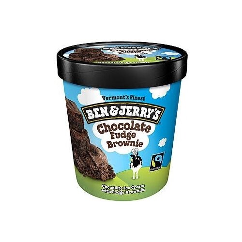 Ben &amp;amp; Jerry&amp;#039;s Sladoled BEN&amp;amp;JERRY&amp;#039;S Chocolate Fudge Brownie 465ml Slike