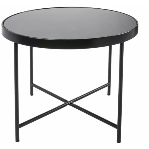 Leitmotiv Črna kavna mizica Smooth XL, ⌀ 60 cm