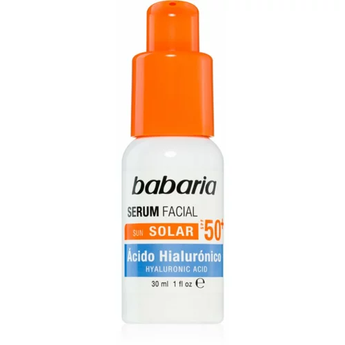 Babaria Sun Face vlažilni serum z visoko UV zaščito SPF 50+ 30 ml