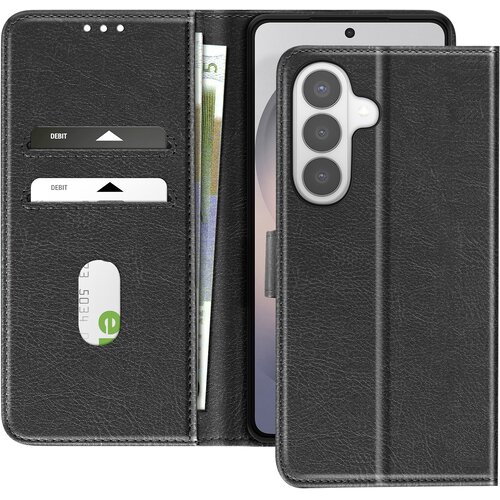 AVIZAR Chesterfield preklopna torbica za Galaxy S26 Plus s stojalom, Črna, (5000275503) Cene