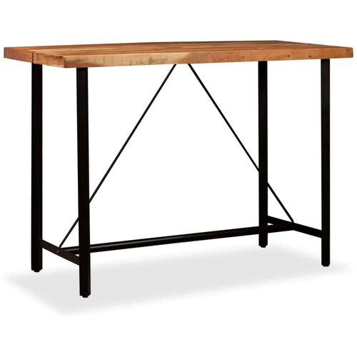  barski stol od masivnog bagremovog drva 150 x 70 x 107 cm Slike