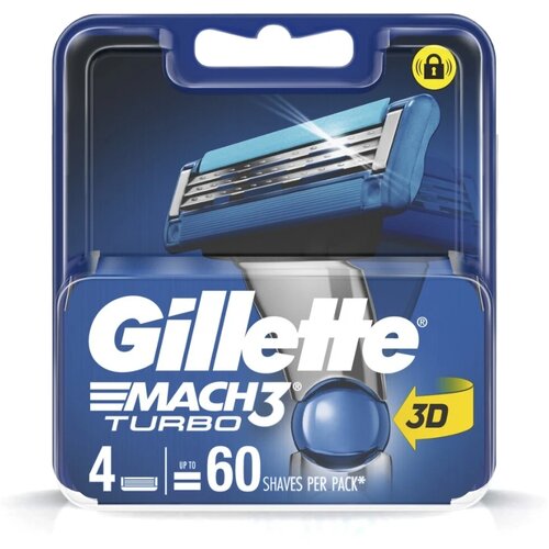Gillette Dopunske patrone za brijač MACH 3 Turbo 4/1 Slike