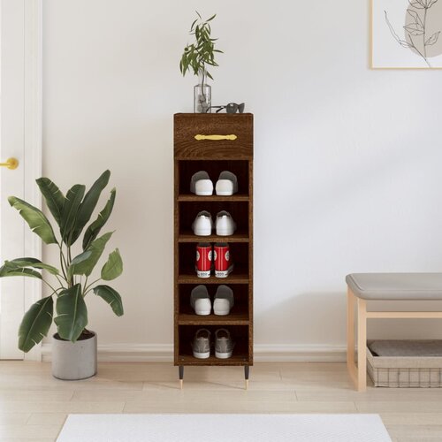 vidaXL Ormarić za cipele boja hrasta 30x35x105 cm konstruirano drvo Cijene